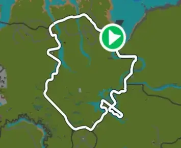 Planimetria ufficiale Zwift di Croissant nel mondo France. Fonte: Zwift.