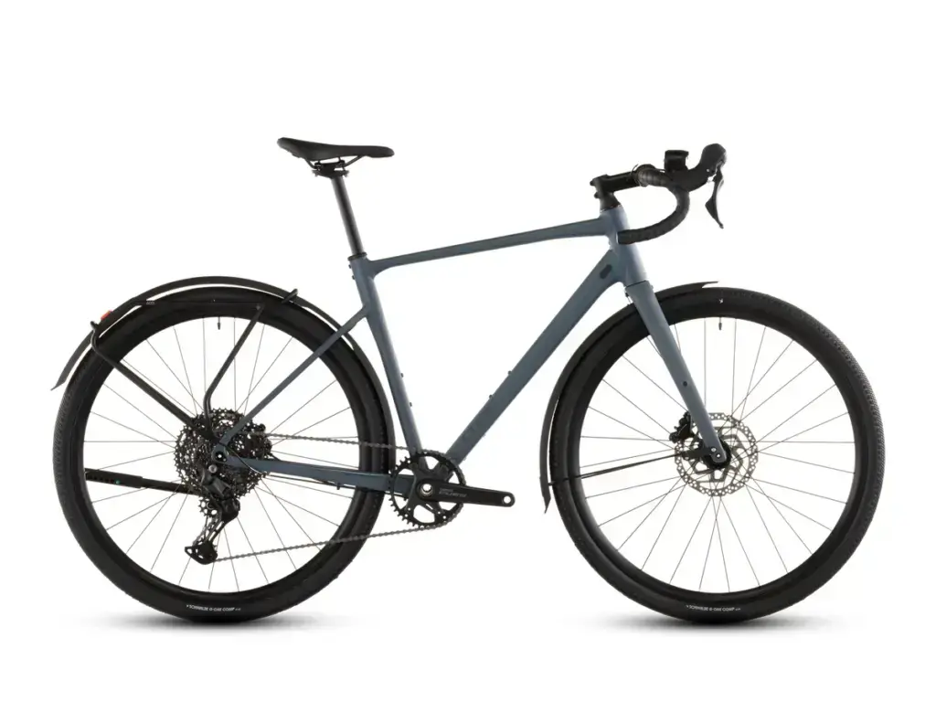 CUBE Nuroad Pro FE codice 129320 con ruote ACID Pro GR 2.5 e mozzo anteriore con dinamo