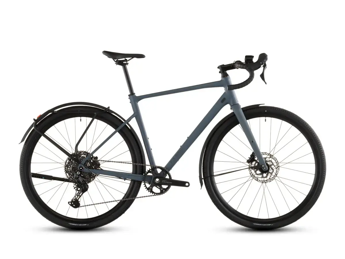 CUBE Nuroad Pro FE codice 129320 con ruote ACID Pro GR 2.5 e mozzo anteriore con dinamo