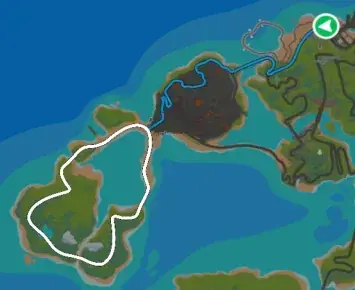 Planimetria ufficiale Zwift di Deca Dash nel mondo Watopia. Fonte: Zwift.