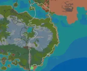 Planimetria ufficiale Zwift di Elevation Evaluation nel mondo Watopia.