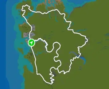 Planimetria ufficiale Zwift di France Classic Fondo nel mondo France. Fonte: Zwift.