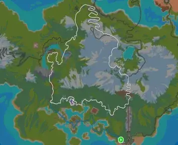 Planimetria ufficiale Zwift di Glyph Heights nel mondo Watopia. Fonte: Zwift.