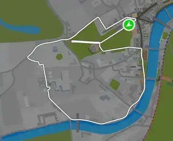 Planimetria ufficiale Zwift di Greater London Flat nel mondo London.