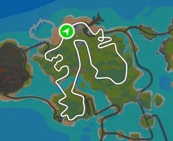 Planimetria ufficiale Zwift del percorso Hilly Route a Watopia.