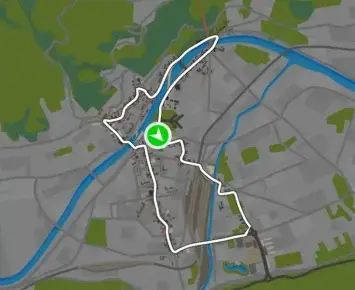 Planimetria ufficiale Zwift di Innsbruckring nel mondo Innsbruck. Fonte: Zwift.