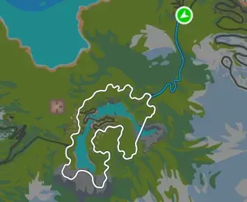 Planimetria ufficiale Zwift di Jungle Circuit Reverse nel mondo Watopia. Fonte: Zwift.