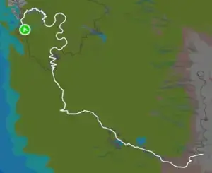 Planimetria ufficiale Zwift di La Reine nel mondo France.