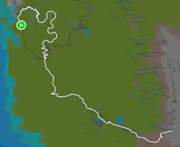Planimetria ufficiale Zwift di La Reine nel mondo France.