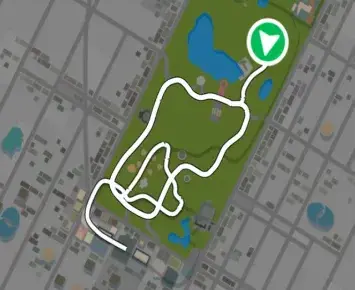 Planimetria ufficiale Zwift di LaGuardia After Party nel mondo New York. Fonte: Zwift.