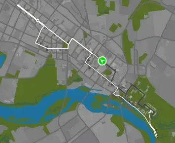 Planimetria ufficiale Zwift di Libby Hill After Party nel mondo Richmond. Fonte: Zwift.