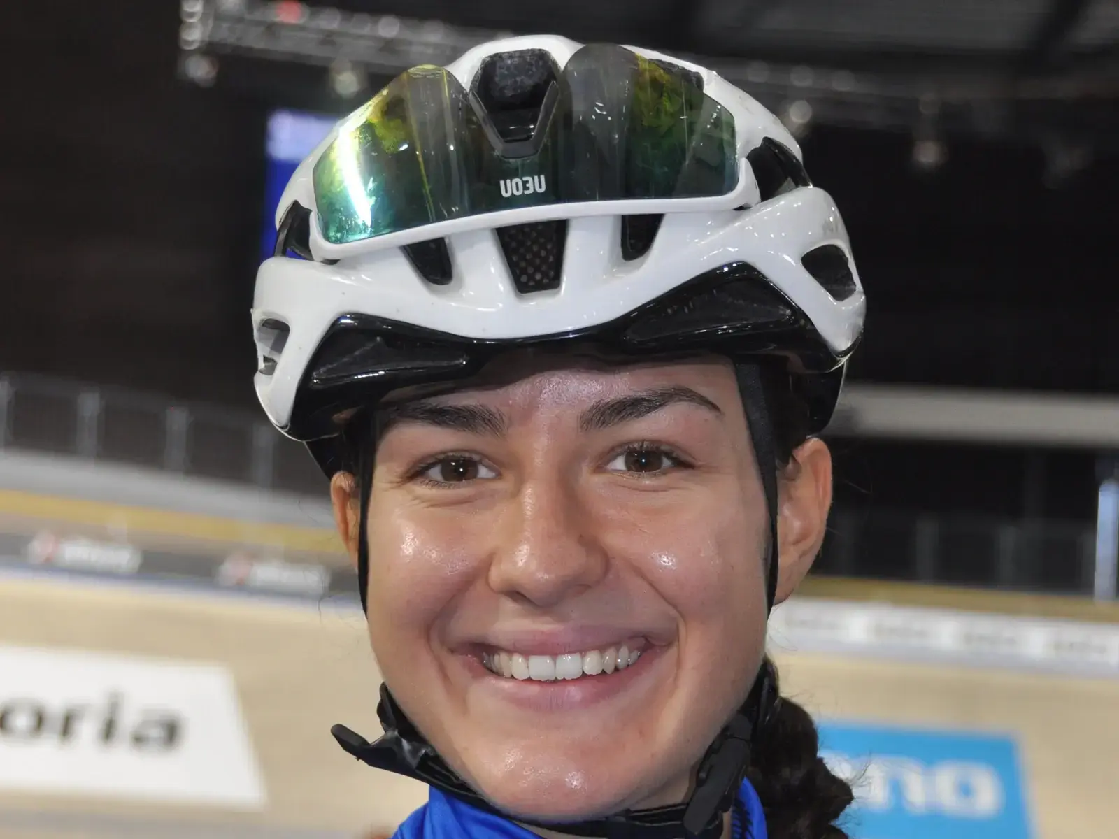 Elisa Bianchi in maglia italiana, ritratto d’archivio ai Mondiali juniores su pista del 2025