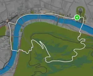 Planimetria ufficiale Zwift di London Loop nel mondo London.