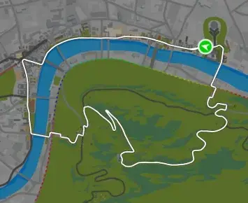 Planimetria ufficiale Zwift di London Loop nel mondo London.
