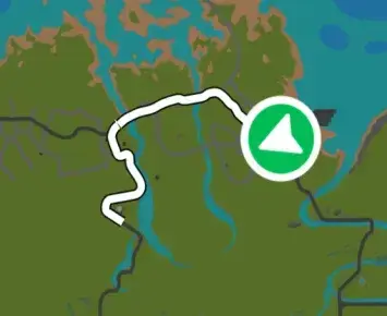 Planimetria ufficiale Zwift di Macaron nel mondo France. Fonte: Zwift.