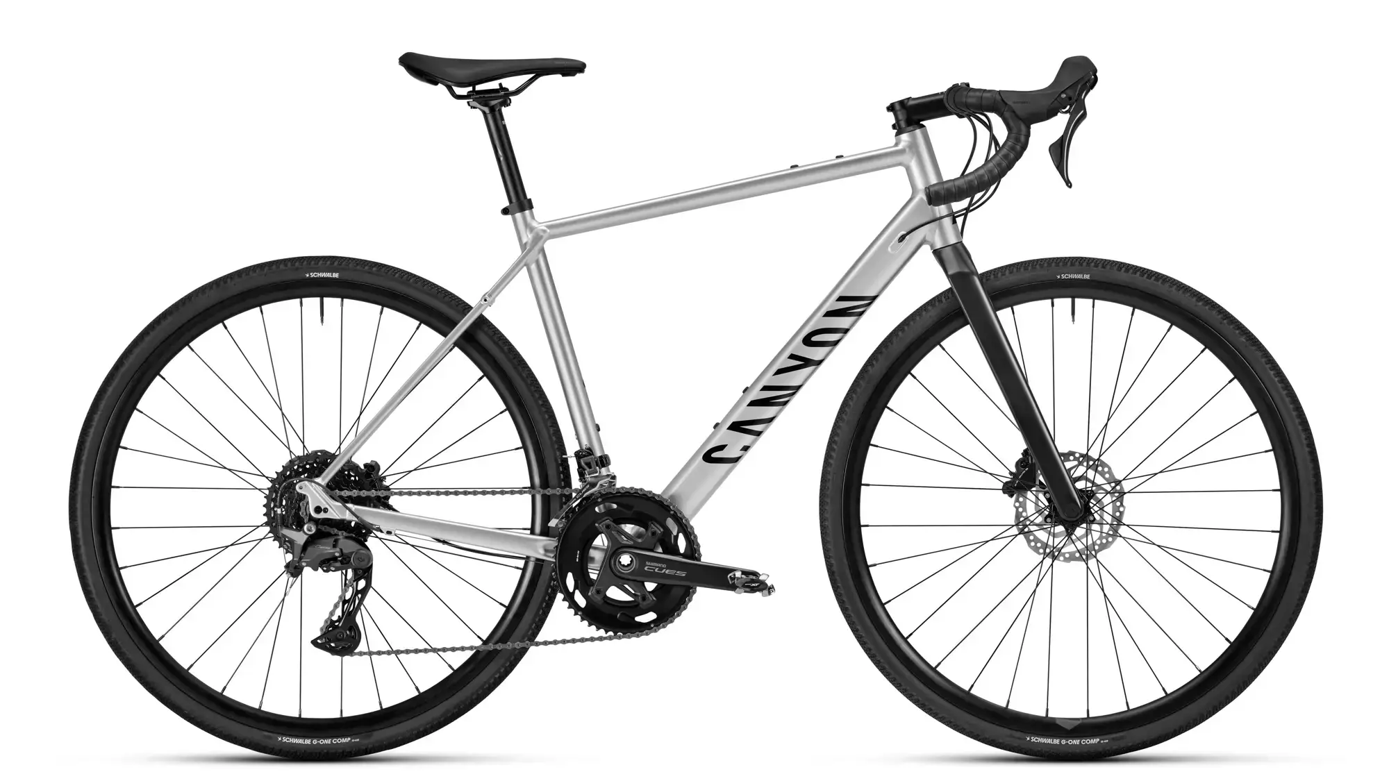 Canyon Endurace AllRoad in alluminio con trasmissione Shimano CUES