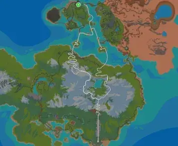 Planimetria ufficiale Zwift di Power to the Tower nel mondo Watopia.