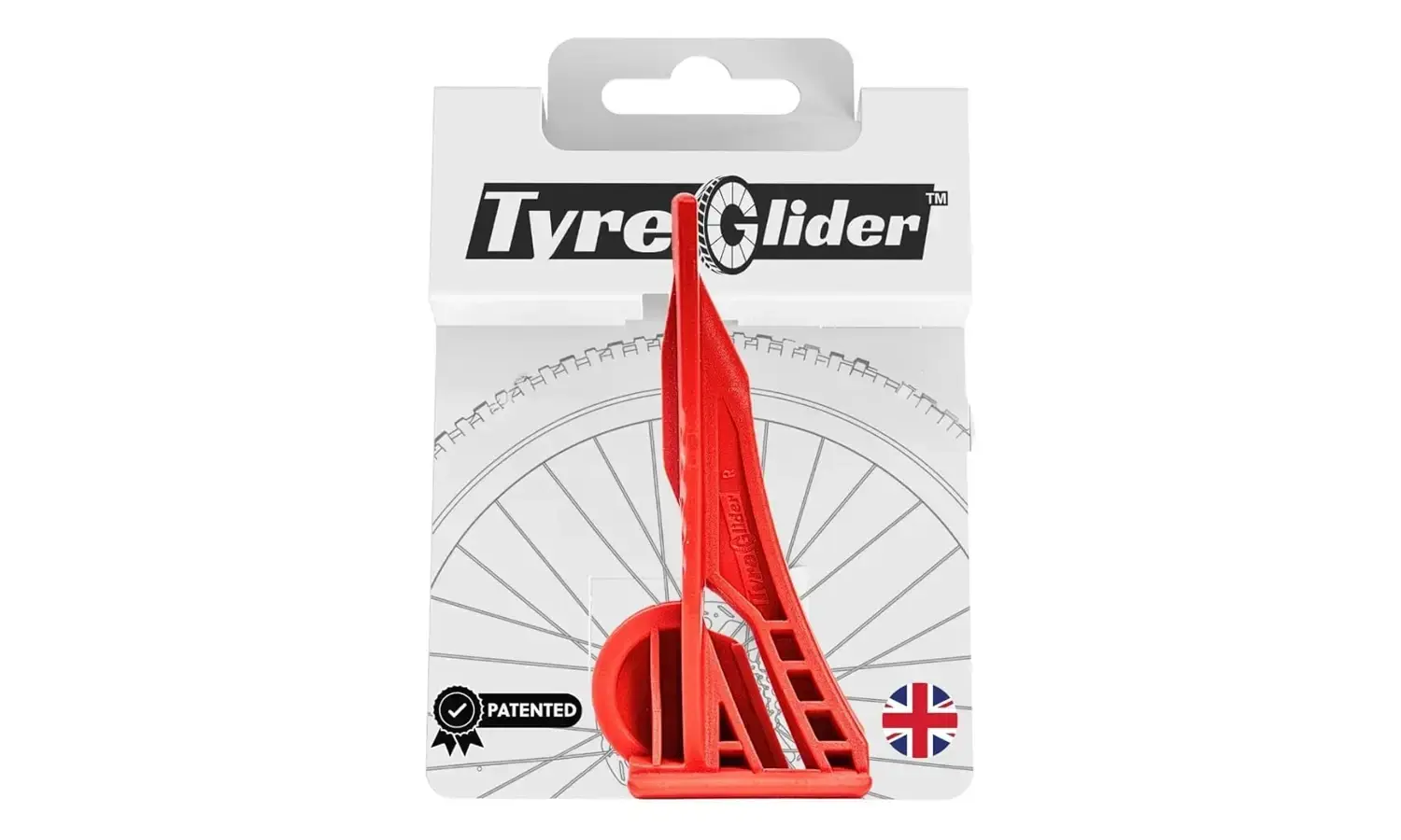 Tyre Glider - Leva per Pneumatici di Bicicletta | Adatto a Tutte Le larghezze di Pneumatici | Strumento Professionale per Pneumatici da Bici Rinforzato e Brevettato | Prodotto nel Regno