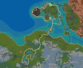 Planimetria ufficiale Zwift di Road to Ruins Reverse nel mondo Watopia. Fonte: Zwift.