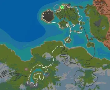 Planimetria ufficiale Zwift di Road to Ruins nel mondo Watopia.