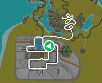 Planimetria ufficiale Zwift di Scotland After Party nel mondo Scotland. Fonte: Zwift.