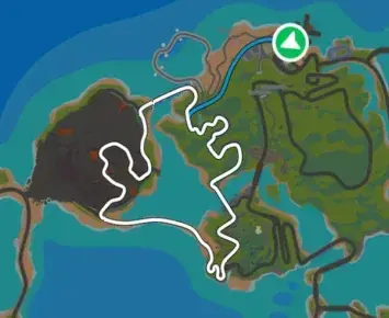 Planimetria ufficiale Zwift di Seaside Sprint nel mondo Watopia. Fonte: Zwift.
