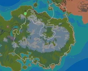 Planimetria ufficiale Zwift di Shorelines and Summits nel mondo Watopia. Fonte: Zwift.