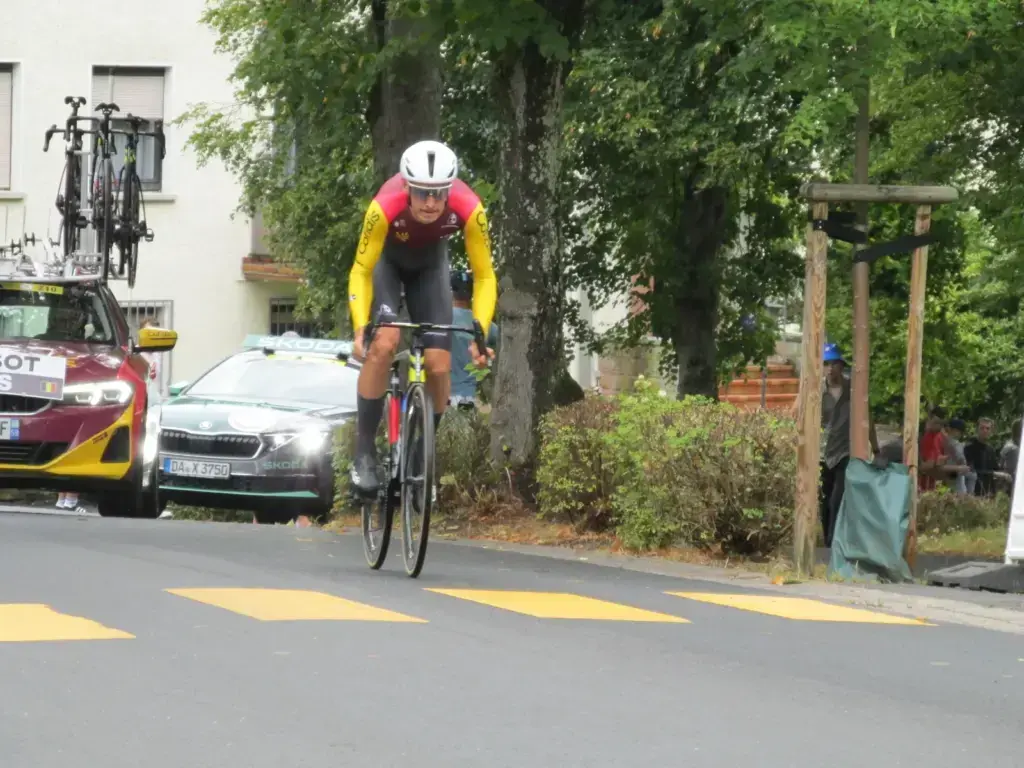 Dylan Teuns con la maglia Cofidis al Deutschland Tour del 19 agosto 2026, foto d’archivio