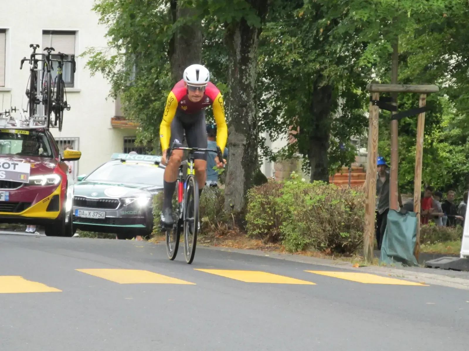 Dylan Teuns con la maglia Cofidis al Deutschland Tour del 19 agosto 2026, foto d’archivio