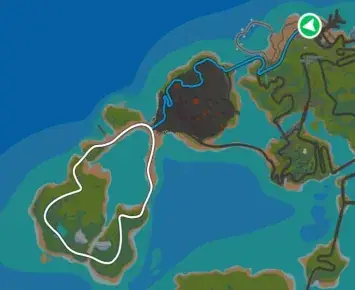 Planimetria ufficiale Zwift di The Classic nel mondo Watopia. Fonte: Zwift.