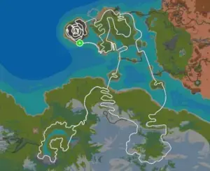Planimetria ufficiale Zwift di The Mega Pretzel nel mondo Watopia.