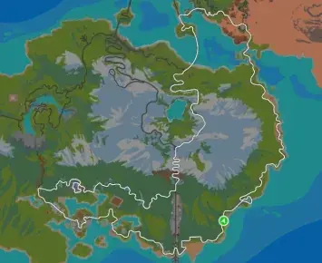 Planimetria ufficiale Zwift di Tides and Temples nel mondo Watopia. Fonte: Zwift.