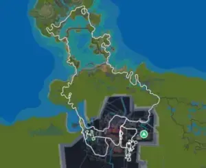 Planimetria ufficiale Zwift di Tropic Rush. Fonte: Zwift.