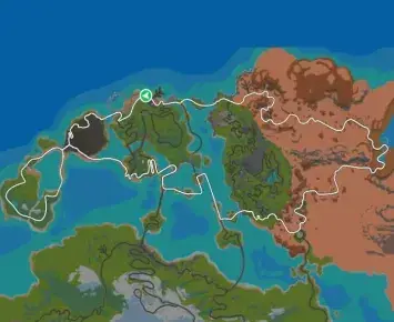 Planimetria ufficiale Zwift di Waisted 8 nel mondo Watopia. Fonte: Zwift.