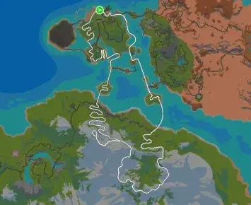 Planimetria ufficiale Zwift di WBR Climbing Series nel mondo Watopia. Fonte: Zwift.