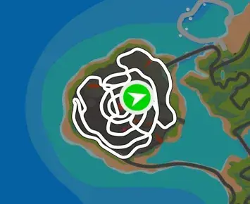 Planimetria ufficiale Zwift di Whole Lotta Lava nel mondo Watopia. Fonte: Zwift.
