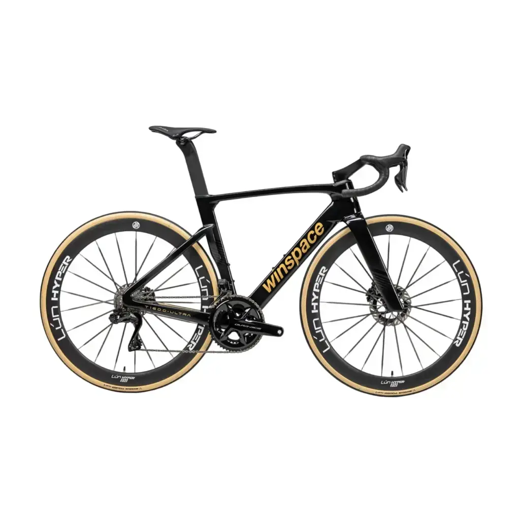 Winspace T1600 ULTRA Obsidian Gold con montaggio promozionale Dura-Ace Di2