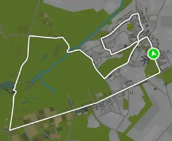 Planimetria ufficiale Zwift di Yorkshire Double Loop nel mondo Yorkshire. Fonte: Zwift.