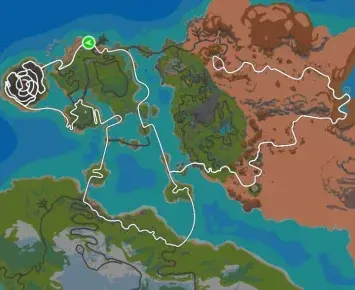 Planimetria ufficiale Zwift di Zwift Bambino Fondo 2022 nel mondo Watopia. Fonte: Zwift.