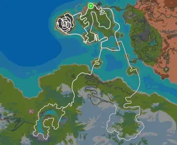 Planimetria ufficiale Zwift di Zwift Gran Fondo nel mondo Watopia. Fonte: Zwift.