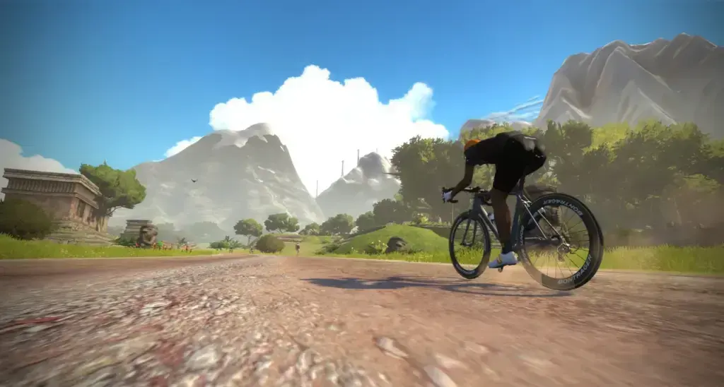 Jungle Circuit, tratto di Watts of the Wild. Schermata ufficiale Zwift dal media kit Watopia.